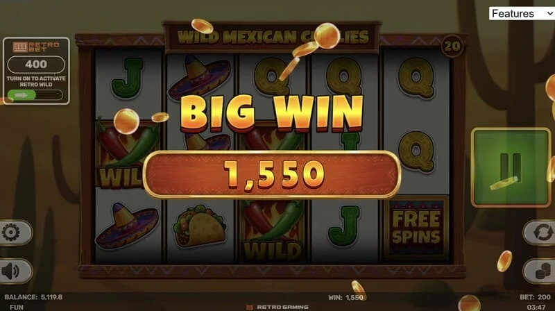Wild Mexican Chillies - Free Spins में बड़ी जीत